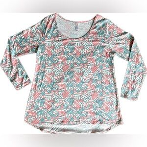 LuLaRoe Women's Long Sleeve Lynnae Top